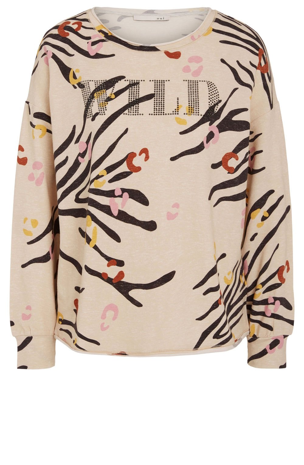 Wild Diamante Slogan Jumper