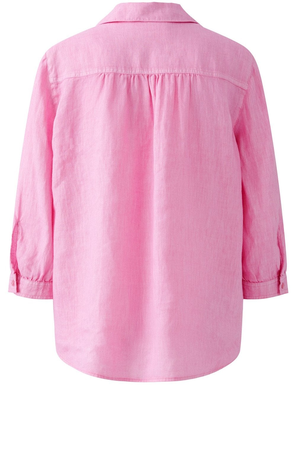 Wild Orchid Collared Linen Blouse