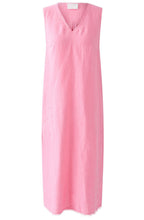 Wild Orchid Jersey Back Linen Dress
