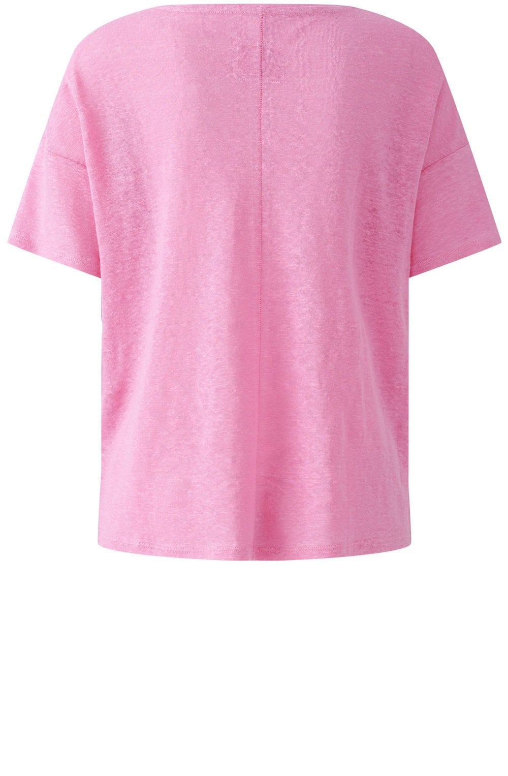 Wild Orchid Linen Round Neck T Shirt