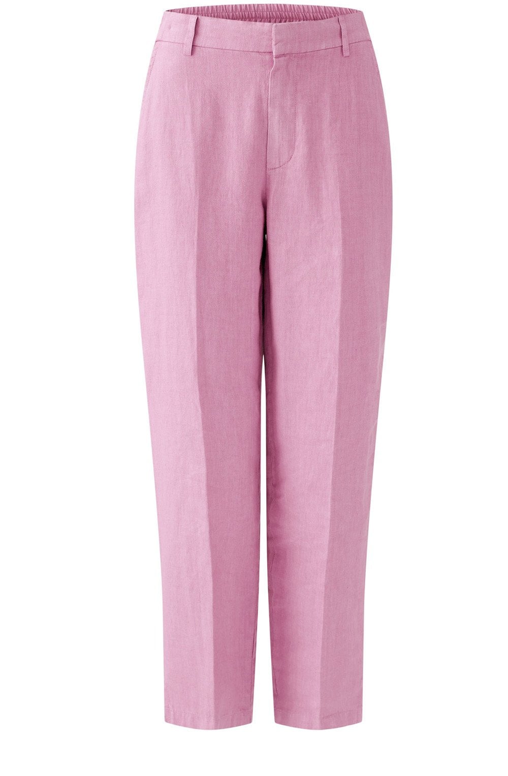 Wild Orchid Linen Tapered Trousers