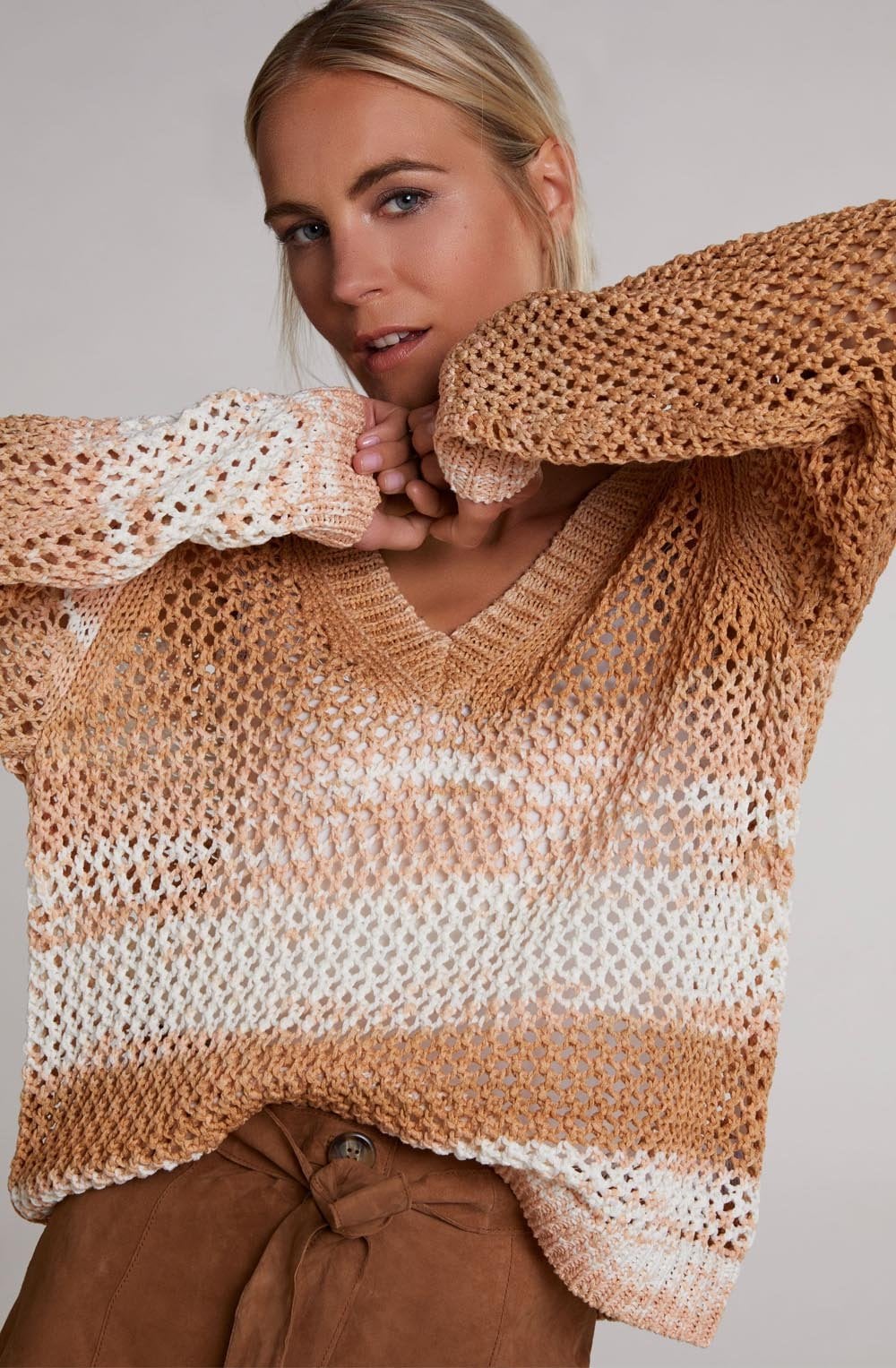 Woven Knit Jumper