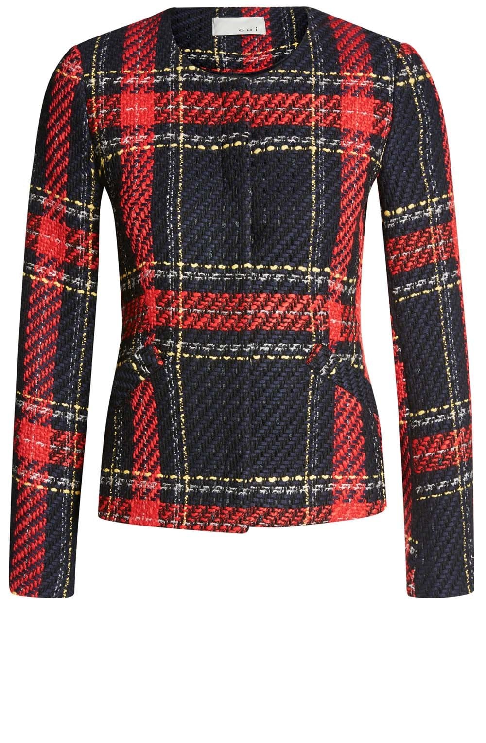 Woven Tartan Jacket