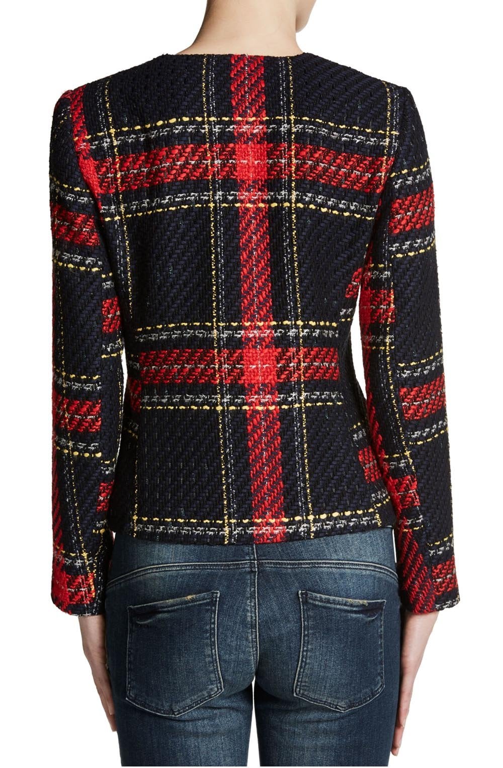 Woven Tartan Jacket