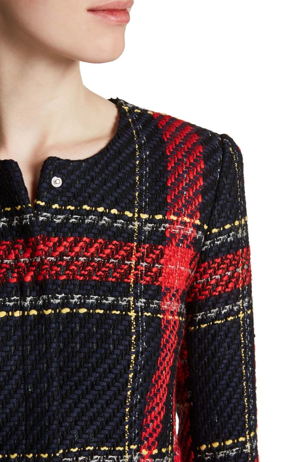 Woven Tartan Jacket