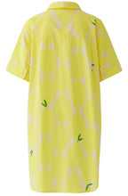 Yellow and Stone Lemon Shirt Dress