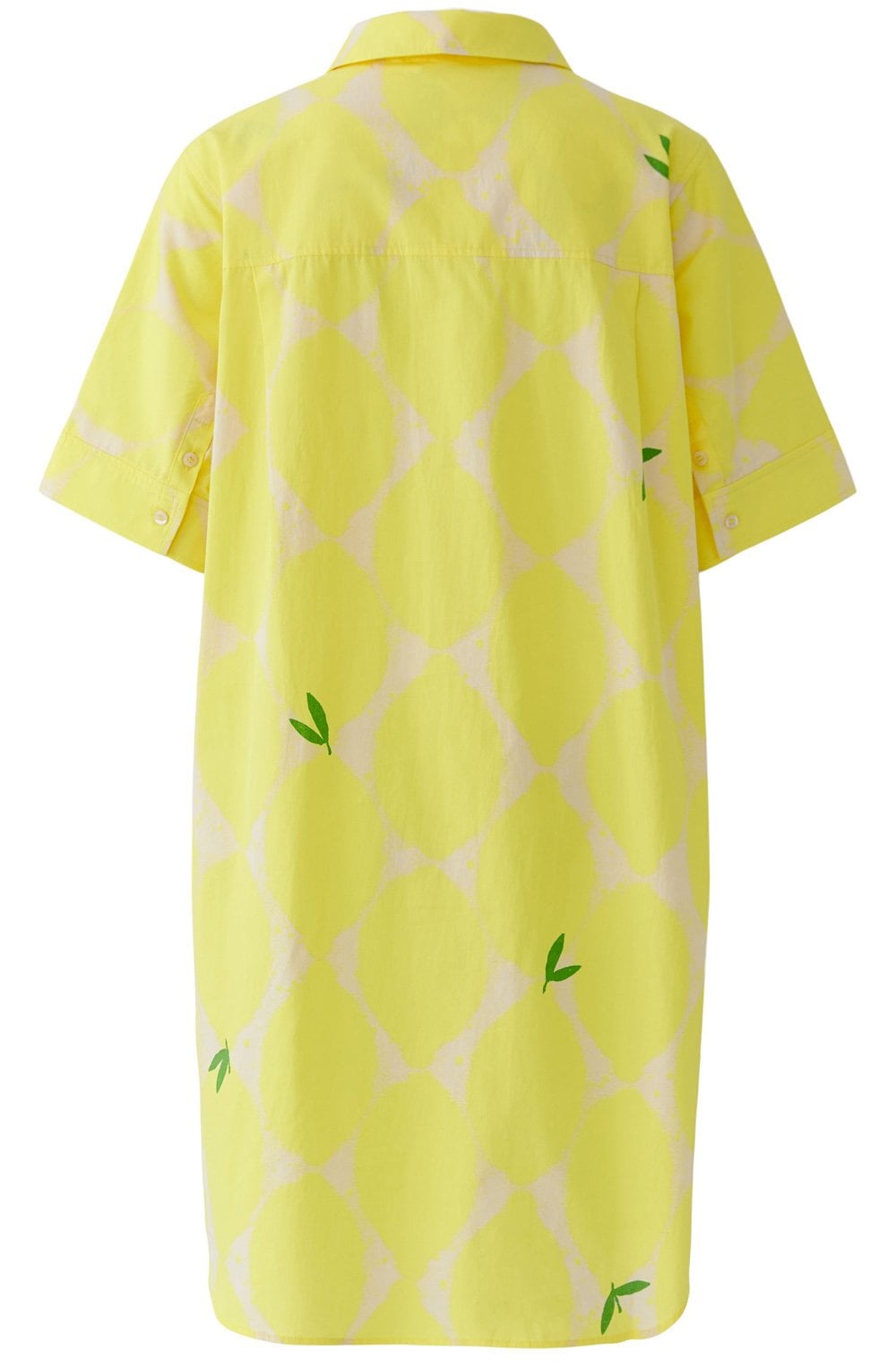 Yellow and Stone Lemon Shirt Dress