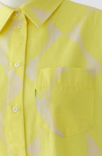 Yellow and Stone Lemon Shirt Dress