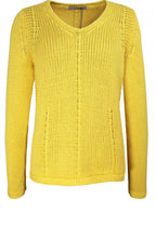 Yellow Chunky Knit Jumper