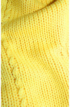 Yellow Chunky Knit Jumper