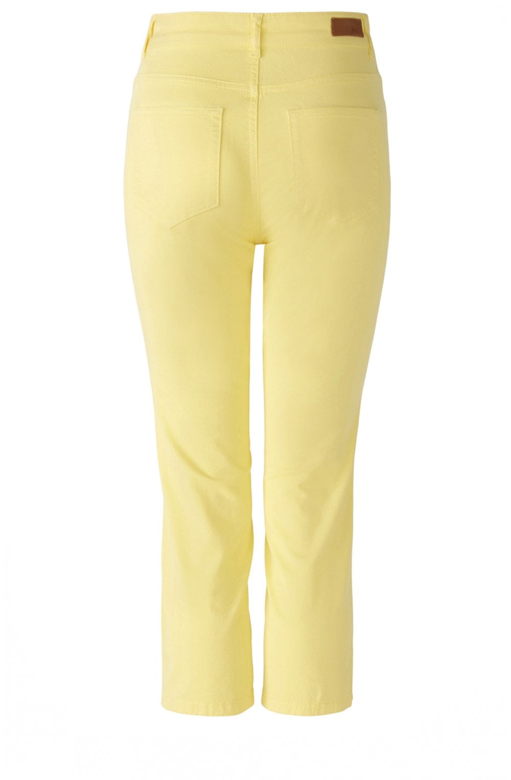 Yellow Cropped Skinny Jeans