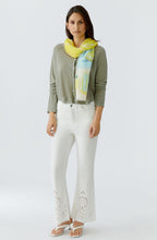 Yellow Green Lemon Print Scarf