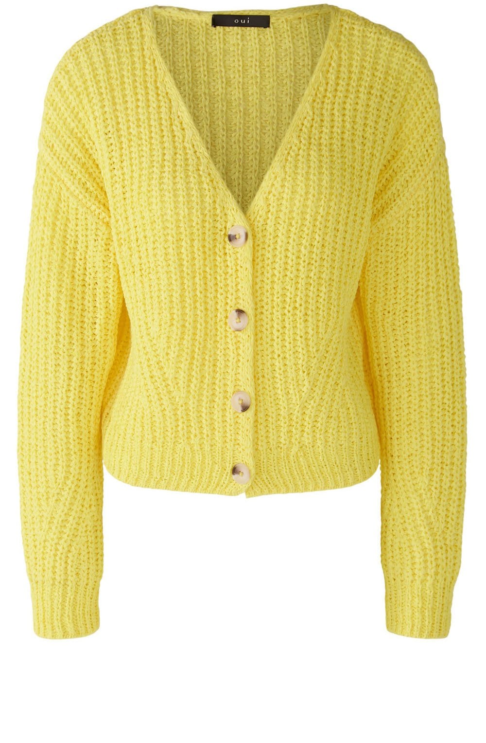 Yellow Ribbon Knit Cardigan