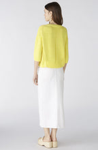Yellow Ribbon Knitted V Neck Top