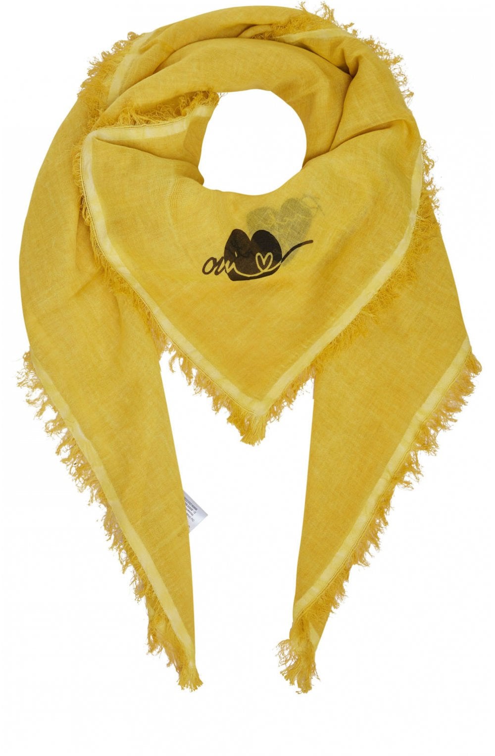 Yellow Square Scarf