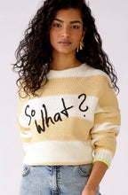 Yellow & White Stripe Jumper