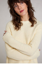 Yellow Woven Knit Jumper