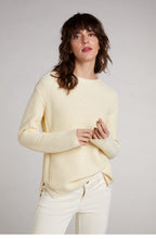 Yellow Woven Knit Jumper