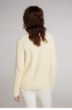 Yellow Woven Knit Jumper
