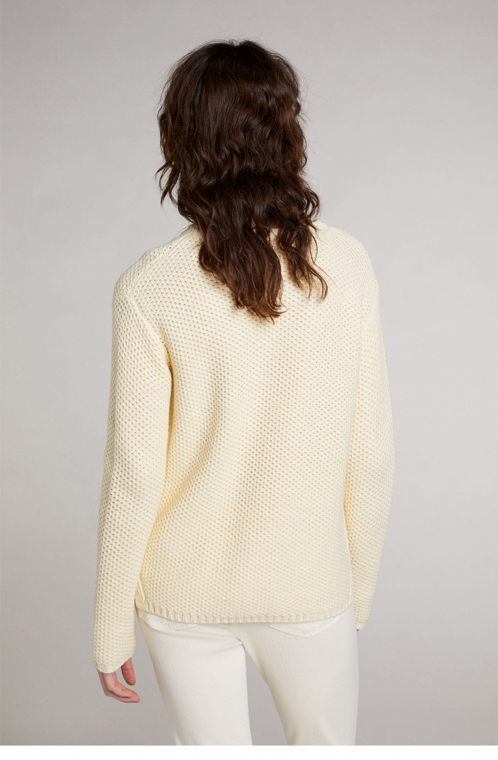 Yellow Woven Knit Jumper