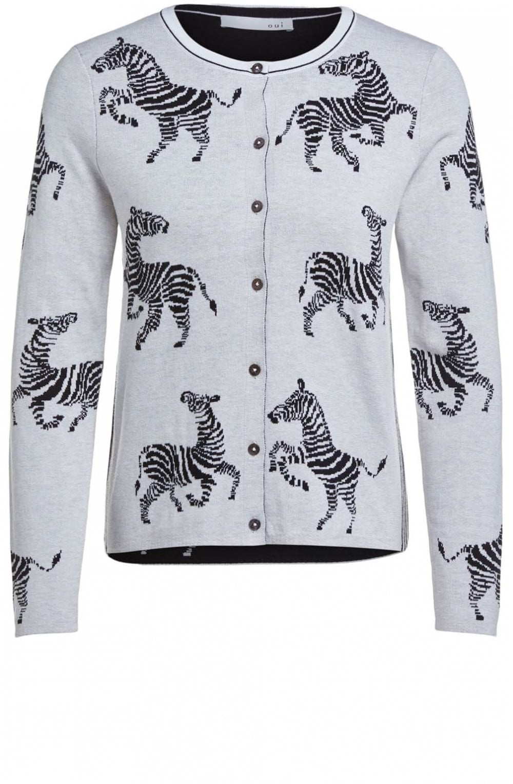 Zebra Design Cardigan