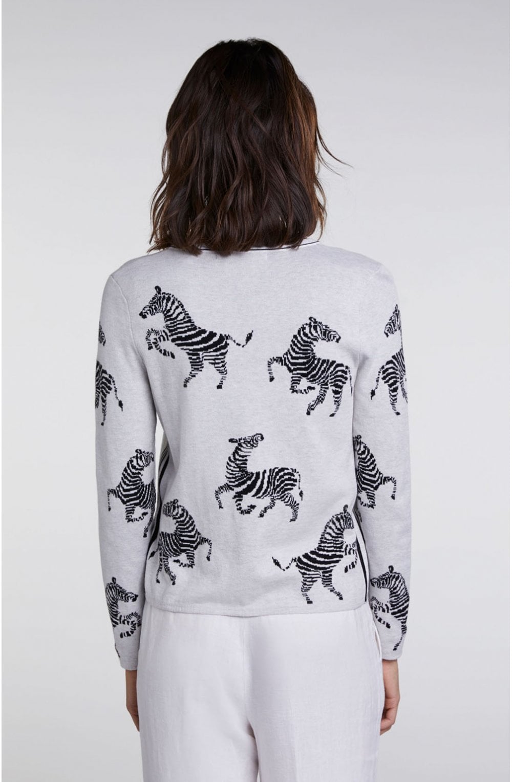 Zebra Design Cardigan