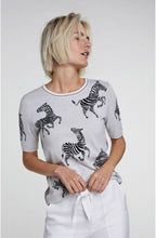 Zebra Design Knit Jumper