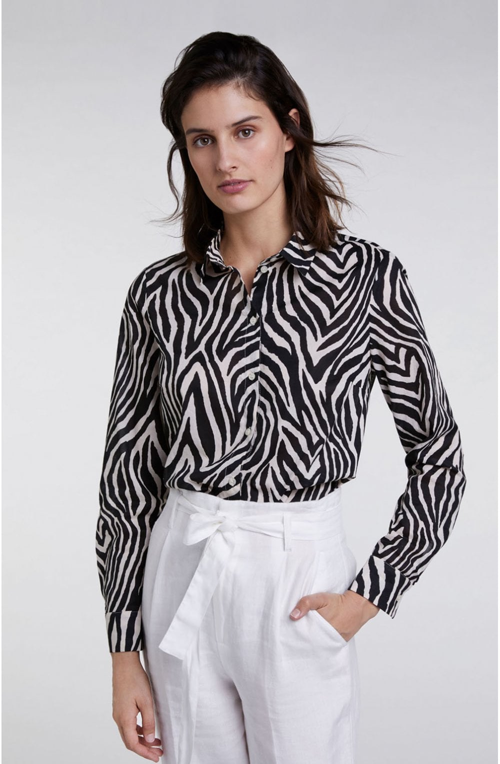 Zebra Print Blouse