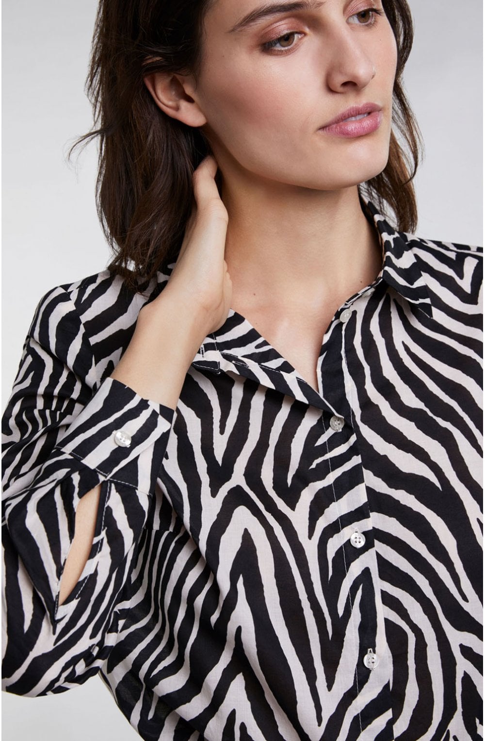 Zebra Print Blouse