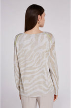 Zebra Print Floral Design Jumper
