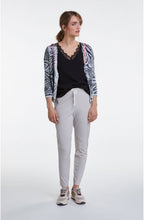 Zebra Print Hooded Cardigan