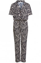 Zebra Print Jumpsuit