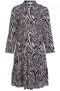 Zebra Print Swing Dress