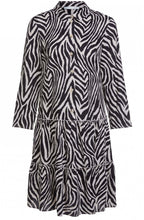 Zebra Print Swing Dress