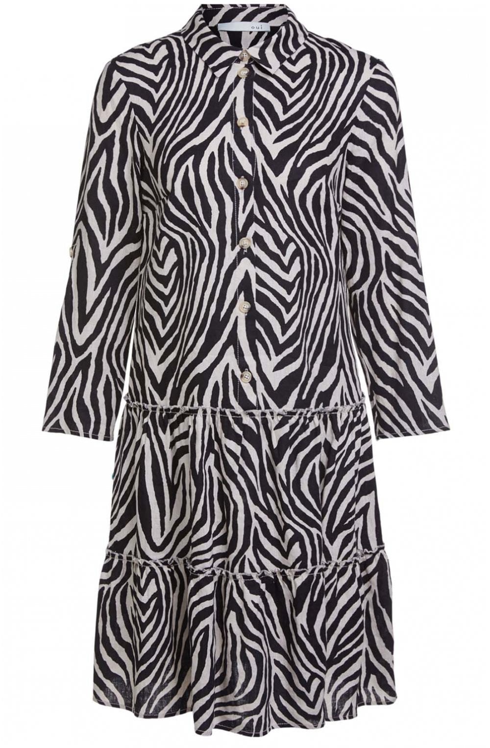 Zebra Print Swing Dress