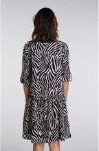 Zebra Print Swing Dress