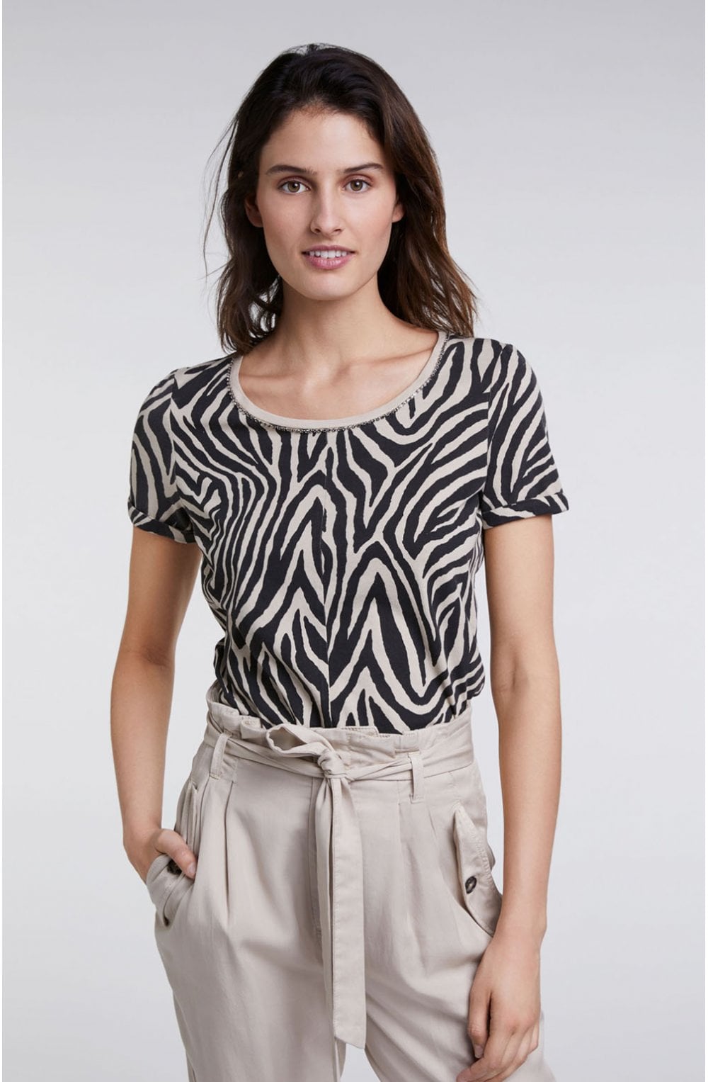Zebra Print T Shirt