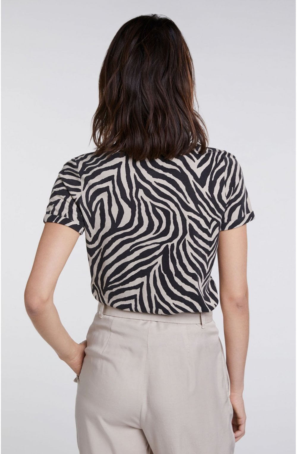 Zebra Print T Shirt