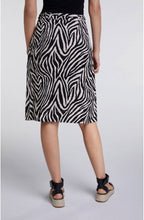 Zebra Print Wrap Skirt