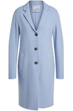 Zen Blue Boiled Wool Coat