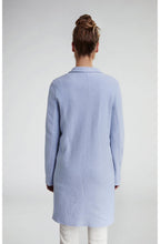 Zen Blue Boiled Wool Coat