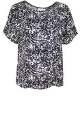Over Sized Bold Print Top