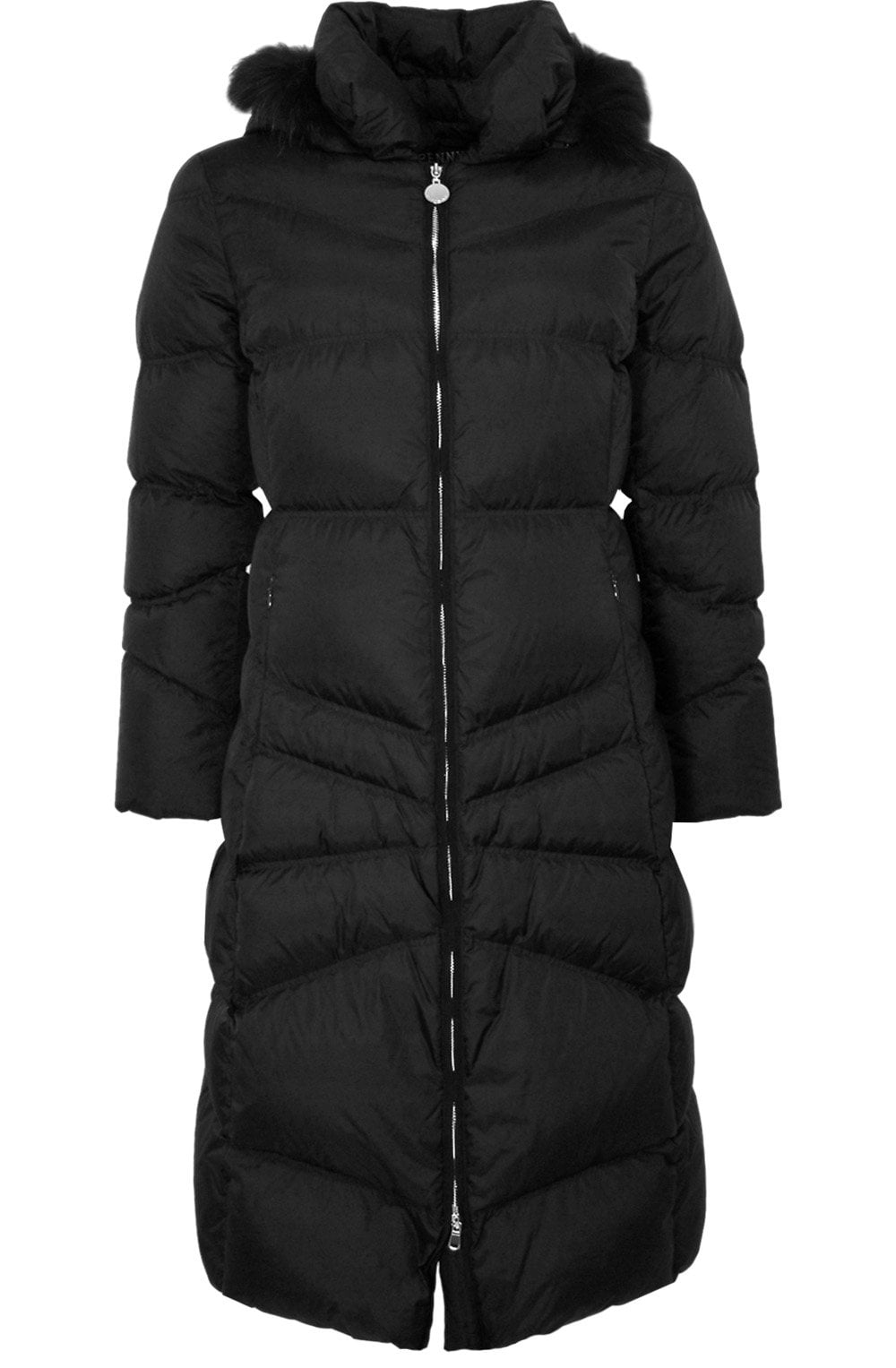 Adulto Black Quilted Coat