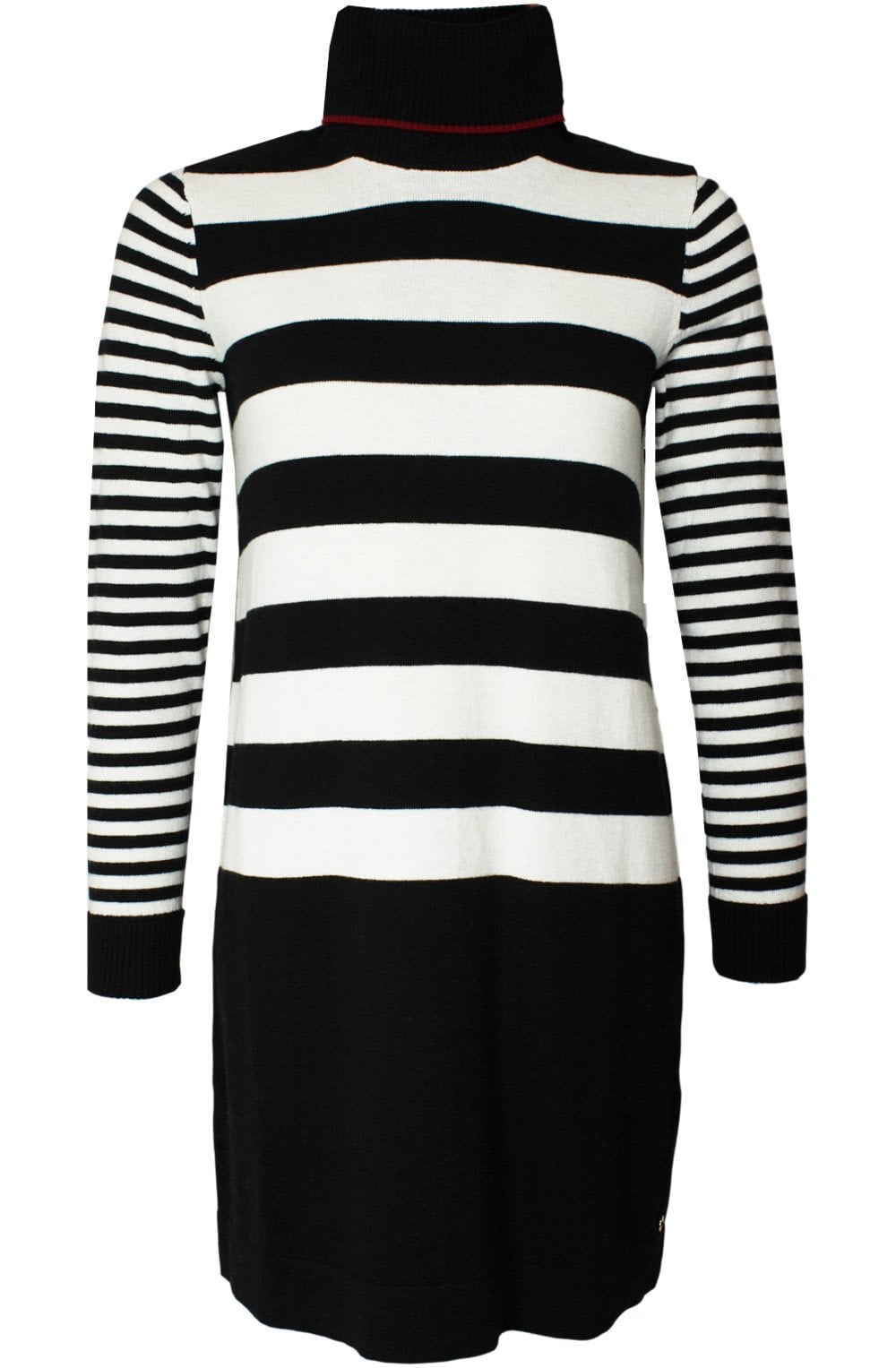 Obi Long Line Striped Dress