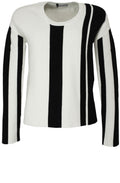 Obliquo Striped Design Sweater