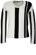 Obliquo Striped Design Sweater