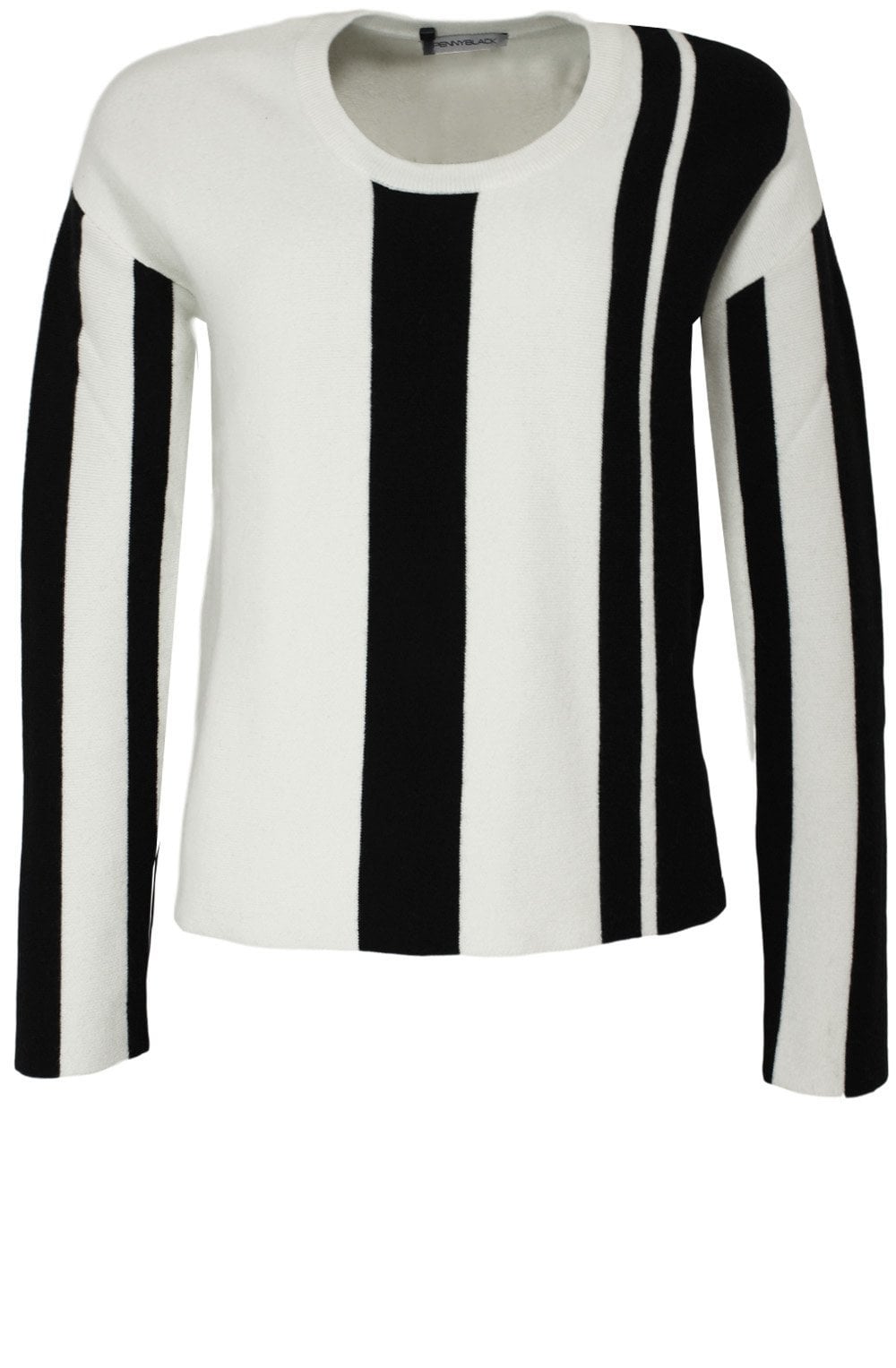 Obliquo Striped Design Sweater