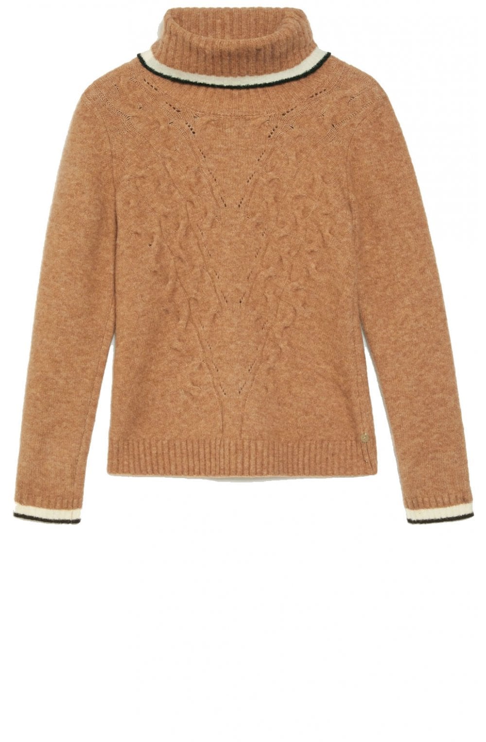 Roll Neck Cable Knit Jumper