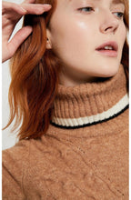 Roll Neck Cable Knit Jumper
