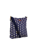 Large Navy Dotty Bag